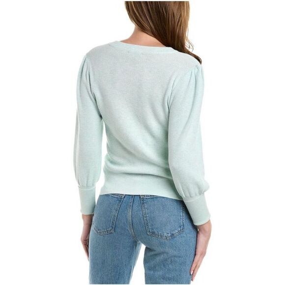 NWT Lilla P Puff Sleeve Sweater Size Large - Picture 2 of 6